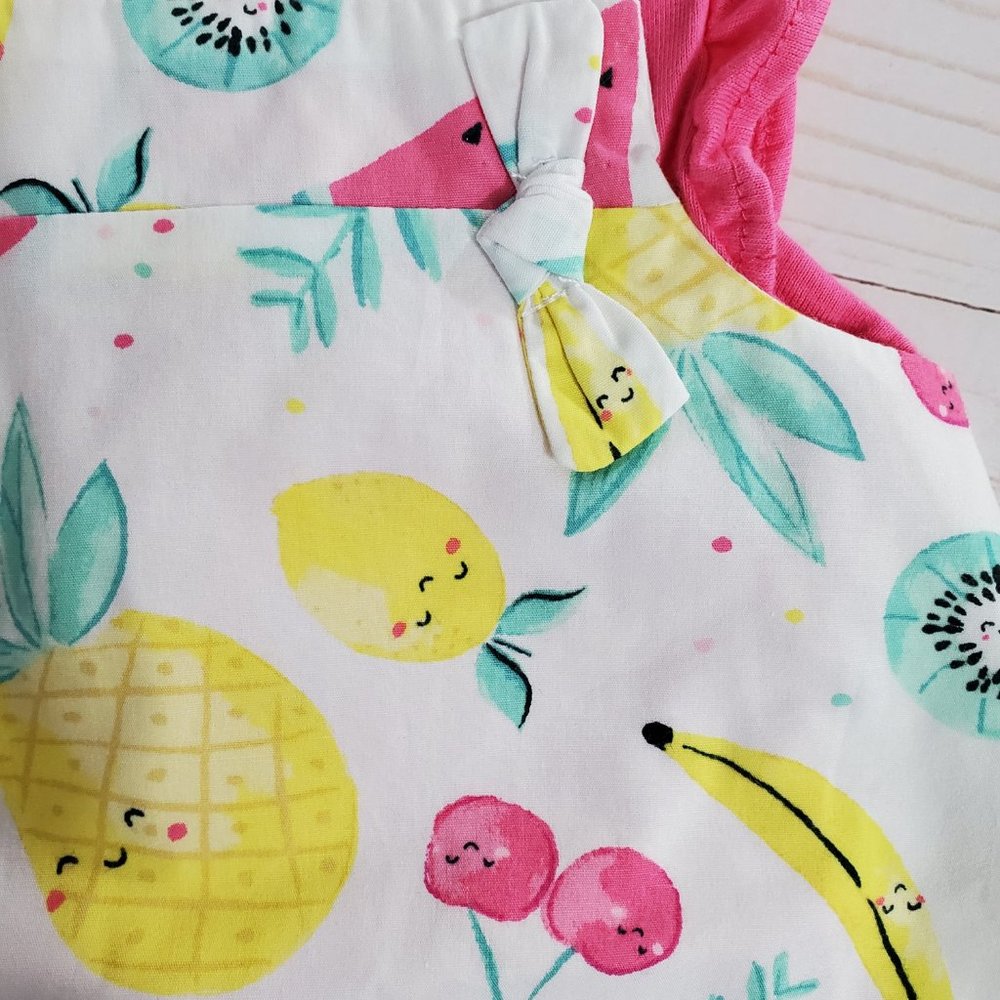 Gymboree Girls Pineapple Fruit Romper Set NWT - Picture 3 of 7